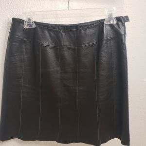 100% Leather skirt